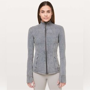 Lululemon Define Jacket Luxtreme Garment Dye Washed Luna Size 4